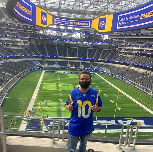 Raymundo Alvarez, a RAMS fan (2)