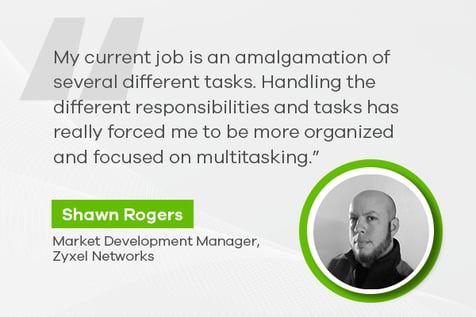 Shawn Rogers Market Development Manager at Zyxel Networks 